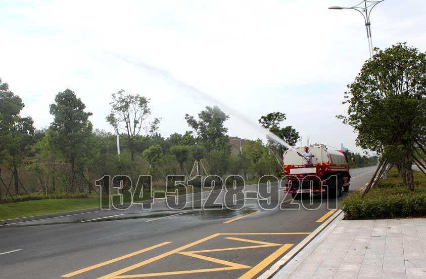 重汽斯太爾18噸灑水車高炮實拍圖片