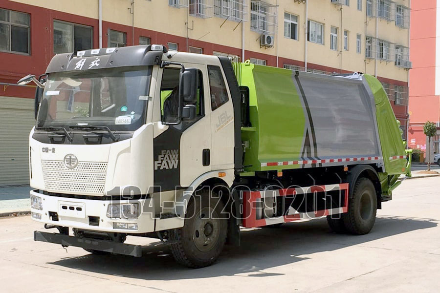 國(guó)六解放壓縮垃圾車