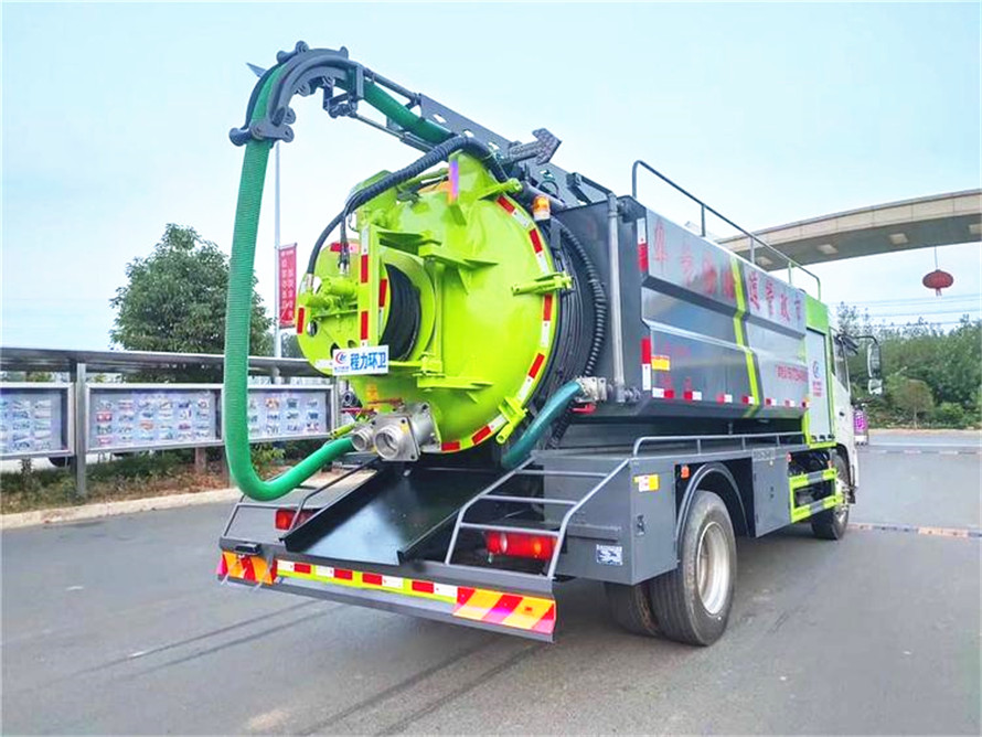 東風天錦13噸清洗吸污車