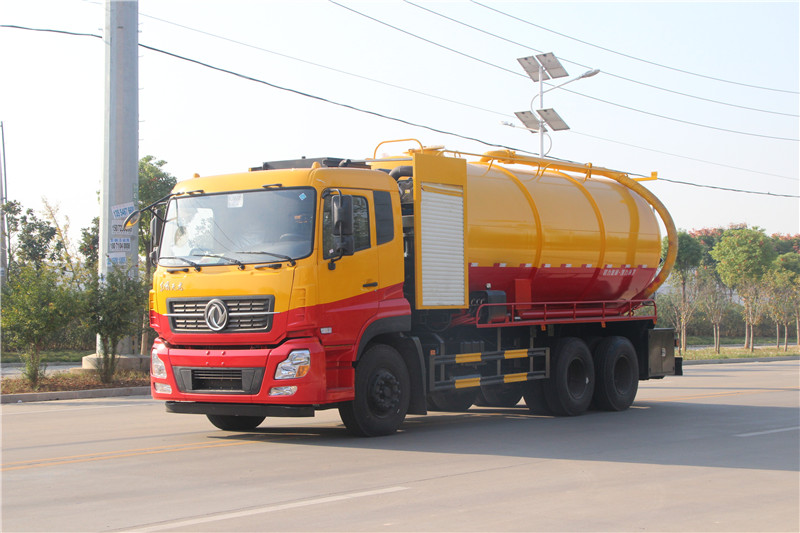 國(guó)六東風天龍21方 清洗吸污車