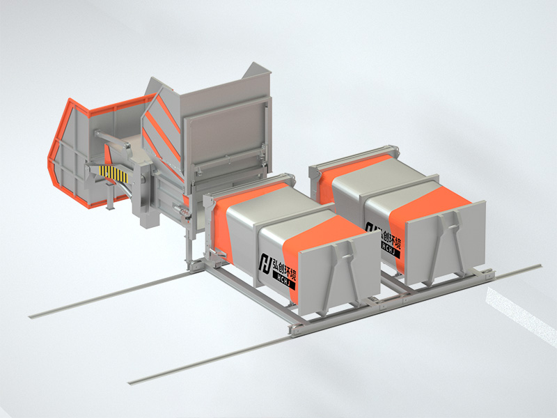 HC-FT02水平式平台上料 垃圾壓縮機