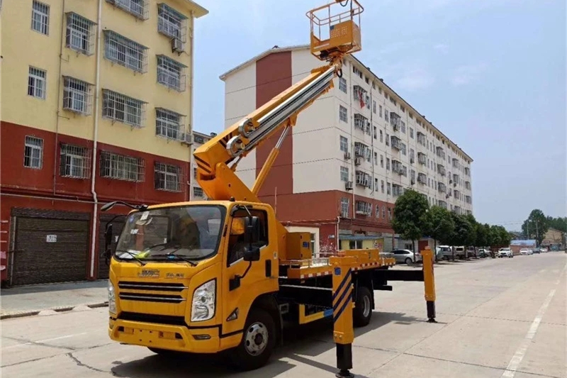 江鈴22米伸縮式高空作業車